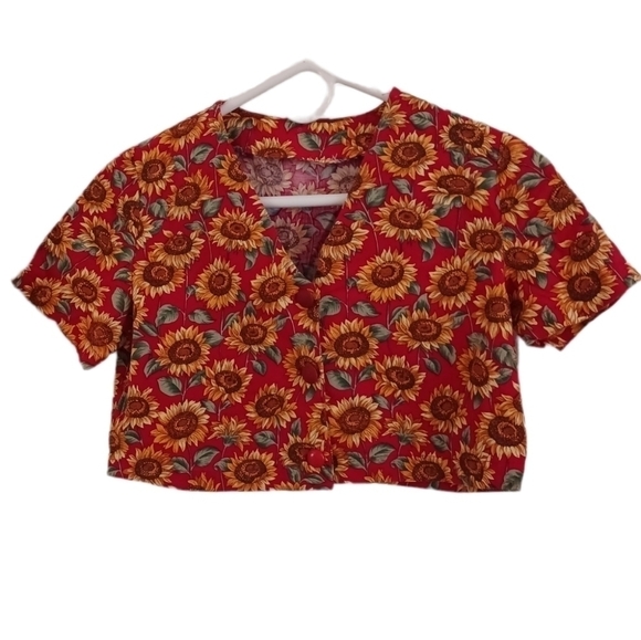 Vintage Handmade Sunflower Dress and Jacket - Picture 11 of 12